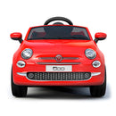 Macchina Elettrica per Bambini 12V con Licenza Fiat 500 Rossa