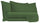 Ensemble de draps doubles dessus et dessous et taies d'oreiller de couleur unie vert foncé
