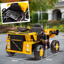 Camion Elettrico per Bambini 12V Velocità 3-6km/h Giallo  