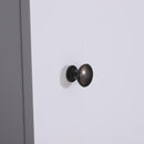 Mobile a Colonna da Bagno Salvaspazio 6 Ripiani Legno Bianco 40x30x170 cm 