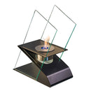 Camino a Bioetanolo da Tavolo 45x38 cm Karlsen Imperia Nero