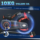 Cyclette Volano da 10kg 47x120x104,5-117 cm con Schermo LCD e Resistenza Magnetica