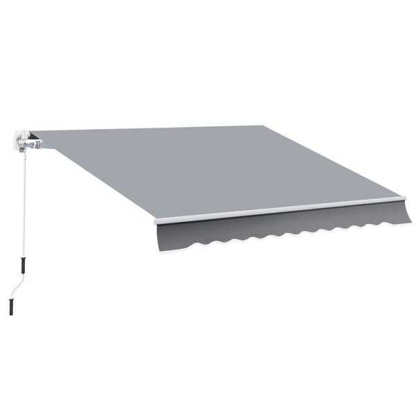 acquista Store mural enroulable 395x245 cm en métal et polyester gris