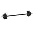 Bilanciere con Dischi 1,25Kg 2,5Kg 5Kg Peso Regolabile  Nero