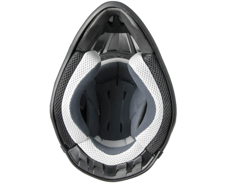 Casco Integrale per Moto Cross con Frontino CGM Ground 601A Nero Opaco