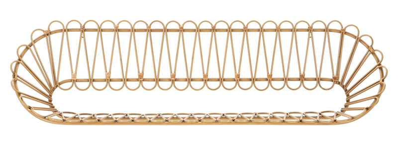 Mensola Libreria da Muro Panama 162x28x43,5 cm in Ferro e Plastica