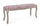 Banc Mathilde Woodrose en tissu effet velours