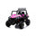 Macchina Elettrica per Bambini Licenza Ufficiale Polar 24V Fuoristrada 2 Posti Rosa