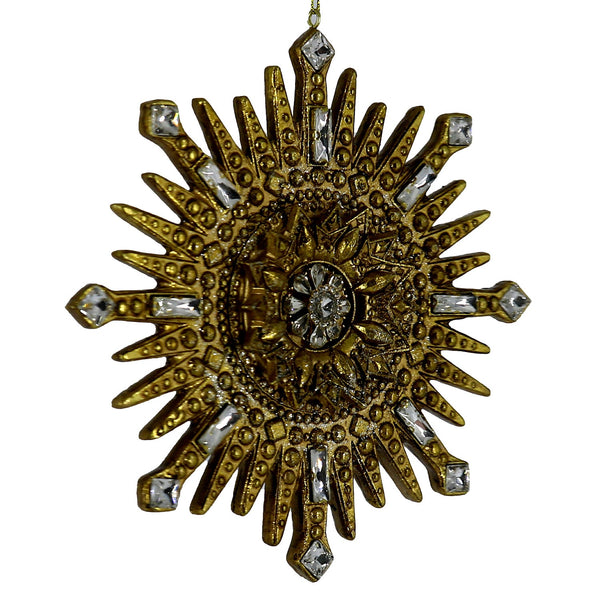 Décoration Sapin de Noël en Résine Or cm 16,7x2,1x17,1 acquista