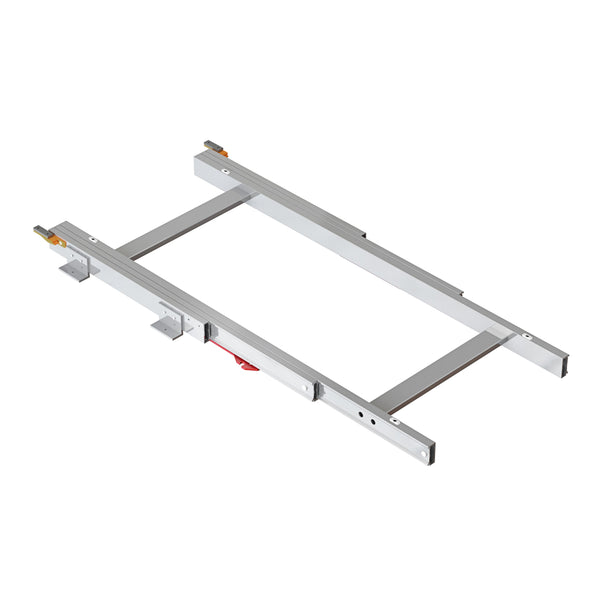 acquista Chemins de table coulissants Emuca Twice Top emballant 1 pièce en aluminium anodisé mat Emuca