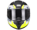 Casco Integrale per Scooter Visiera Lunga CGM Bullet 317S Giallo Fluo Opaco Varie Misure