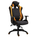 Sedia da Gaming Ergonomica in Poliestere  Giallo e Nero