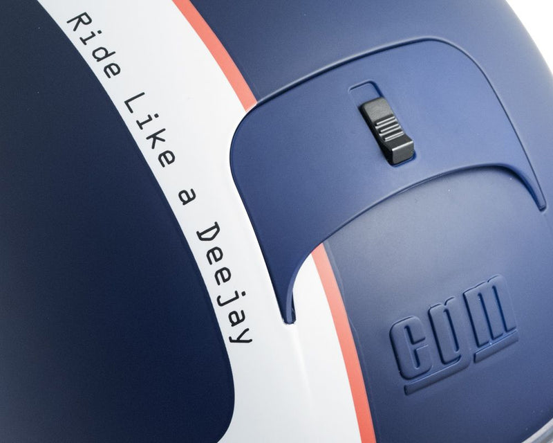 Casco Jet per Scooter Visiera Sagomata CGM Deejay 107DJ1 Blu Opaco