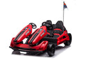 Go-Kart Elettrico per Bambini 2 Posti 24V Rosso  
