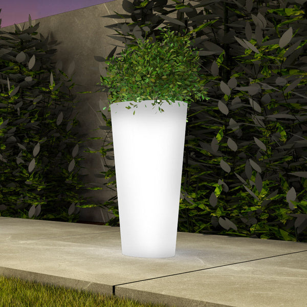 Vase Lumineux Ø34x86 cm en Résine Arkema Tondo 86 SL prezzo