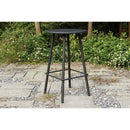 Tavolino Bar da Giardino in Alluminio Tondo Ø66x105cm Las Vegas Antracite