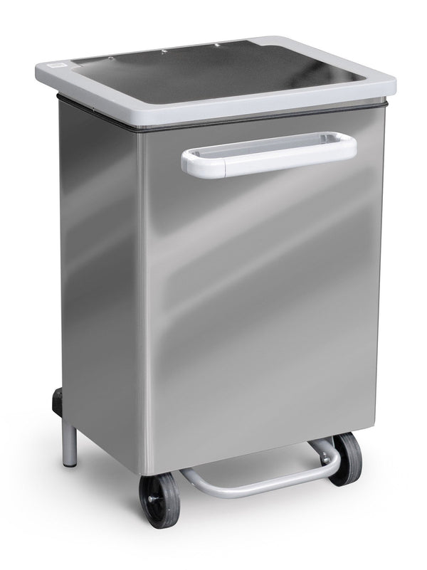 sconto Pattumiera Per Raccolta Differenziata 47x37xh70 cm in Acciaio Inox a Pedale Lucido