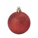 Set 20 Palle di Natale Ø6 cm in Plastica Rosso