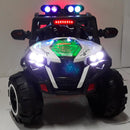 Macchina Elettrica per Bambini 12V Kidfun Fuoristrada 4x4 Bianca