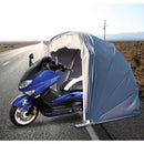 Motobox a Chiocciola Copertura Box in PVC per Moto Scooter - 280x130xh140 cm\/Grigio Maddi