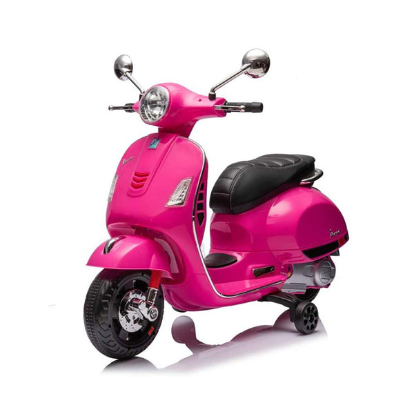 Moto Elettrica per Bambini Licenza Piaggio Vespa GTS Super 102x51x76 cm Batteria 12V Rosa sconto