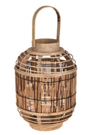 Lanterna in Rattan H 33 cm