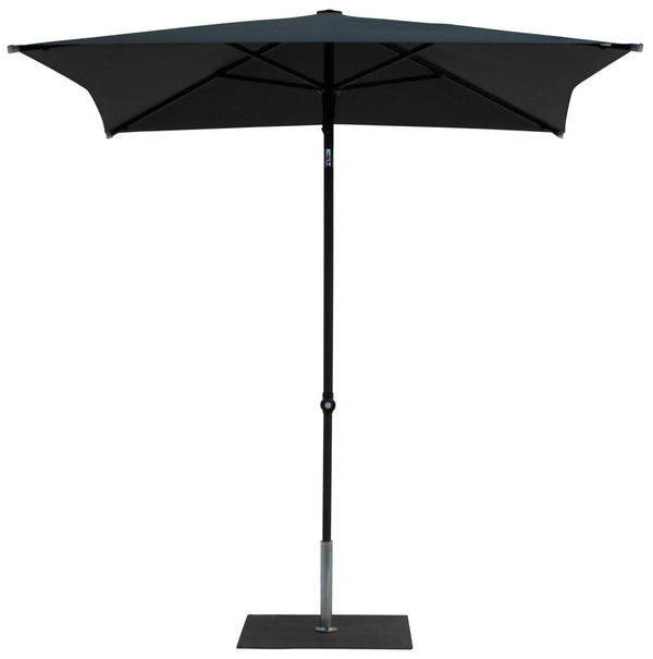 online Ombrellone da Giardino 2x2 m Palo Ø38 mm in Alluminio Tessuto Poliestere Trend Antracite