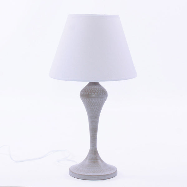 online Lampada da Tavolo Ø25xH46 cm in Metallo Grigio