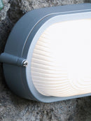 Plafoniera Ovale da Esterno a LED 10W 3000K Sovil Alluminio