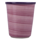 Set 6 Bicchieri Acqua Baita Provence in Ceramica VdE Tivoli 1996 Rosa