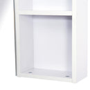 Specchio Armadietto da Bagno Pensile Bianco 90x50x12 cm 