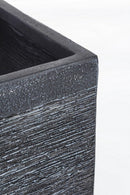 Set 2 Vasi Graffiti Qu Nero Basso