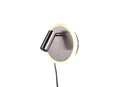 Applique da Interno a LED in Metallo Nickel Opaco