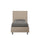 Lit simple Focus Tourterelle Gris Différentes tailles