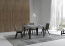 Tavolo Allungabile 110-194x70x77 cm Flame Cemento e Antracite