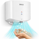 Asciugamani Elettrico a Parete Automatico per Bagno 1400W Aria Fredda e Calda Bianco      