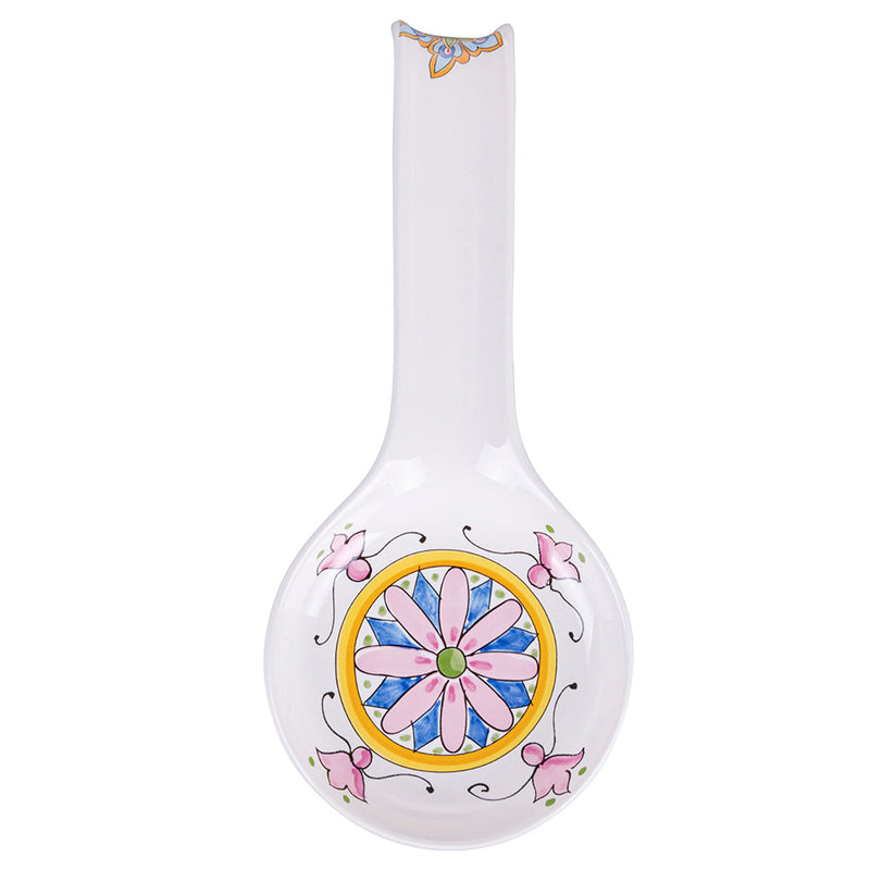 Poggiamestolo 27,8x12,4x3,5 cm  in Ceramica VdE Tivoli 1996 Infinito Spargi