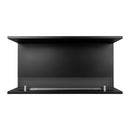 Camino a Bioetanolo da Incasso ad angolo 90x24,5x45 cm Trevi 90 Nero 