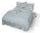Housse de couette double avec taies d'oreiller imprimées en pur coton Division Aqua