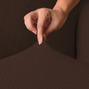 Copridivano Elasticizzato in Poliestere Iris Marrone Varie Misure