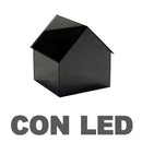 Lampada a LED da Tavolo in Vetro 30x29,5H31,5cm Casetta