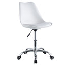 Sedia Operativa da Ufficio 48,5x49x80/88 cm May Bianca