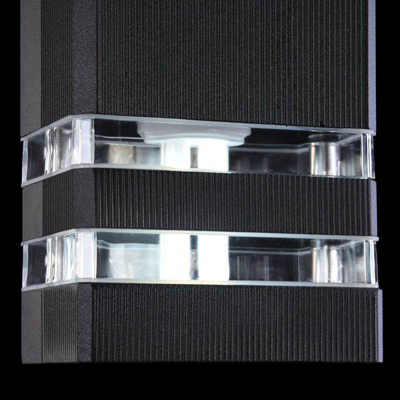 Lampada da parete Outdoor in Alluminio Unter den Linden Nero