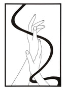 Pannello da Muro Hands 60x1x90 cm in Ferro 