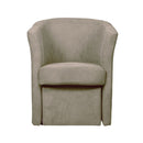 Poltrona Djerba 63,5x62,5x76 cm in tessuto crema