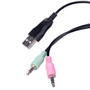 Set 5 Accessori PC per Gamig Tastiera Cuffie Tappetino e Mouse Kooper  