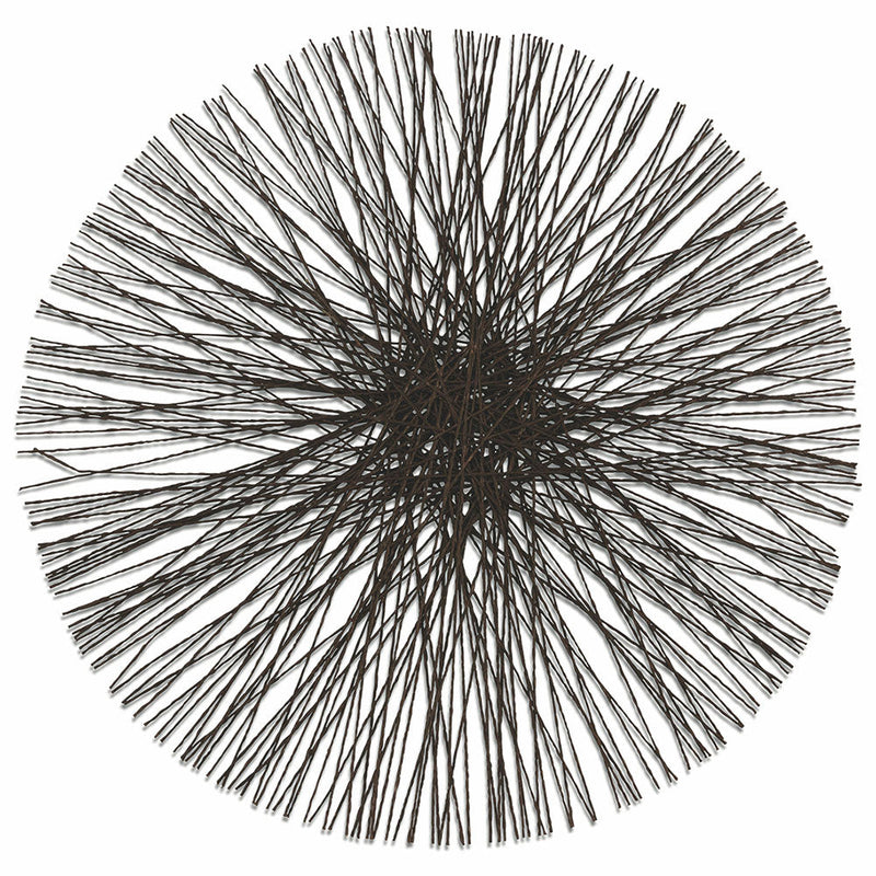 Set 6 Tovagliette Tonde in Carta Villa d'Este Sunshine Marrone