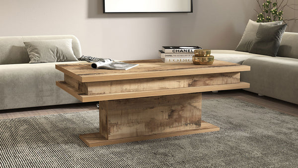 acquista Tavolino Soggiorno 100x55x42 cm Little Big Acero Pereira