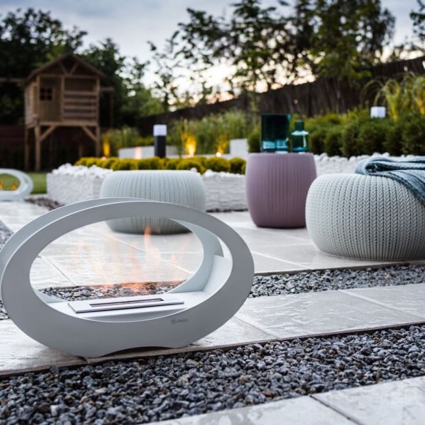 Camino a Bioetanolo da Pavimento 50x16,2 cm Flig Philadelphia Granito