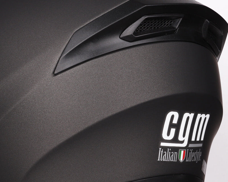 Casco Integrale per Scooter Visiera Lunga CGM Tampere 316A Titanium Opaco Varie Misure